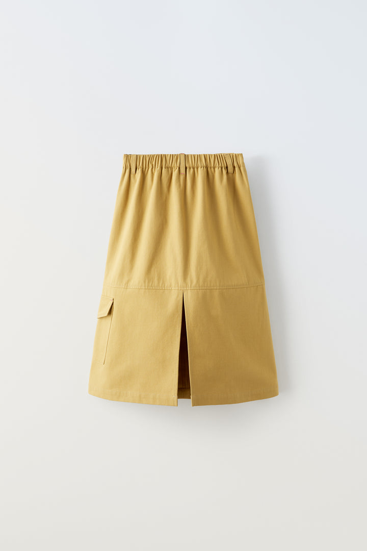 Jupe midi à poches