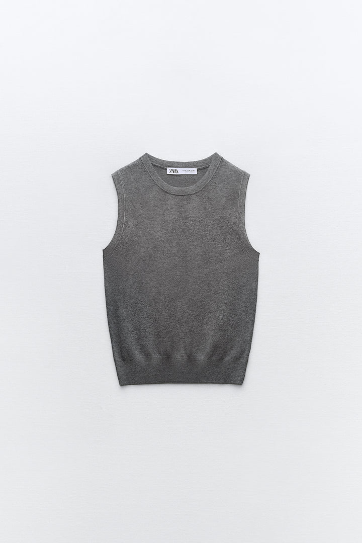 Top avec emmanchure sarrasin twin set
