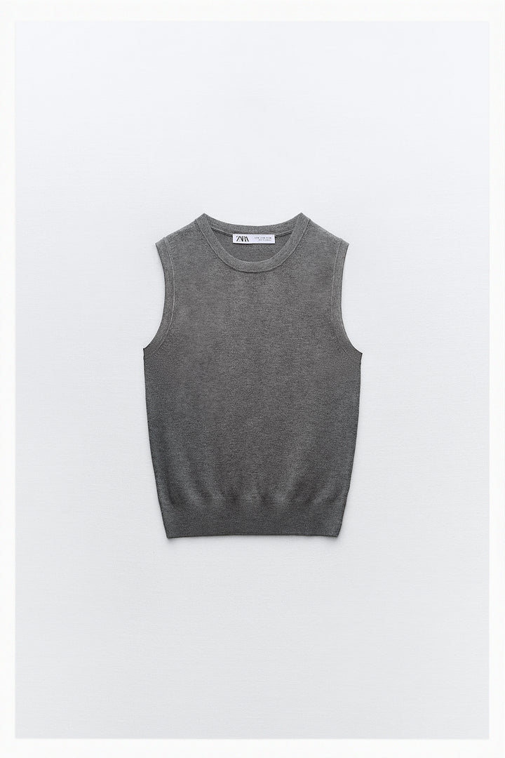 Top avec emmanchure sarrasin twin set