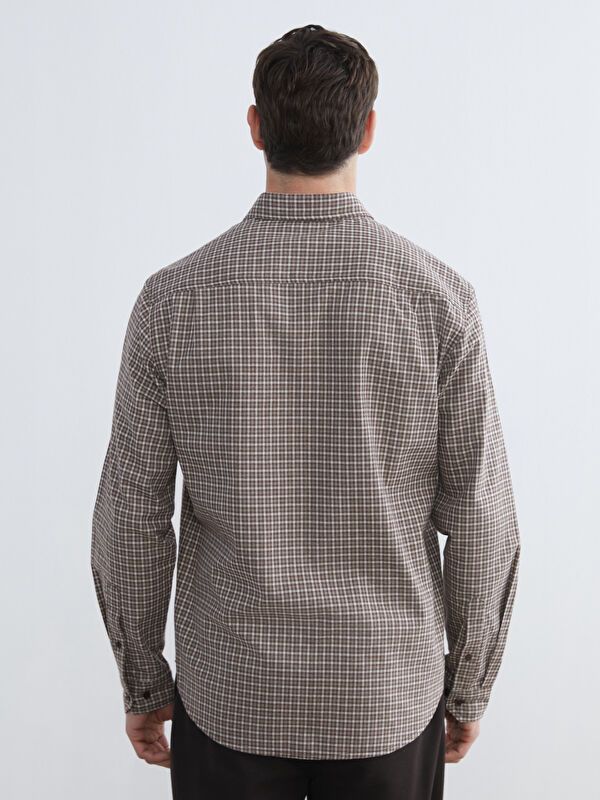 Moudda LC Waikiki - Chemise à carreaux manches longues en tissu - Tunisie 4