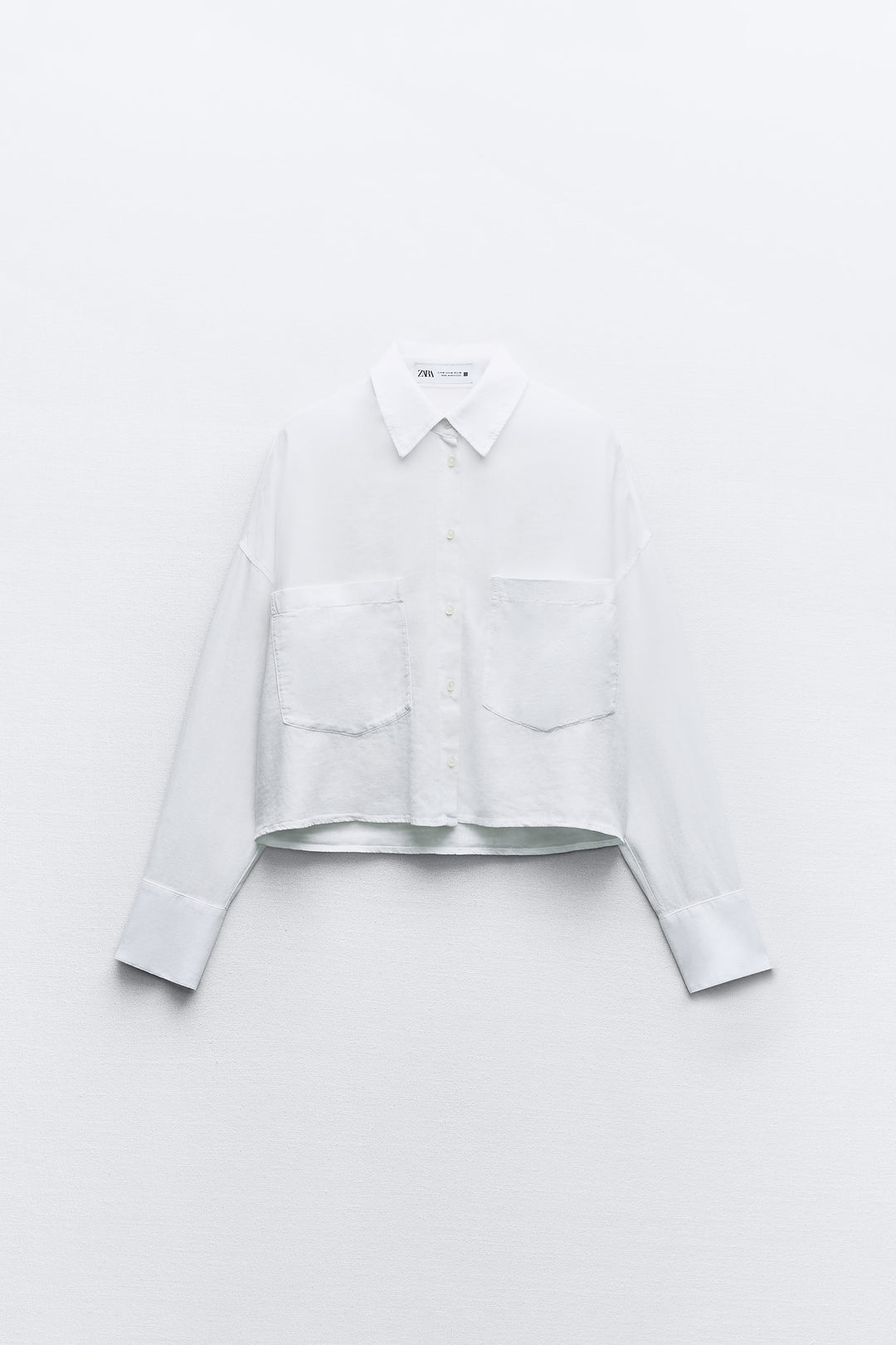 Chemise lin et viscose avec poches