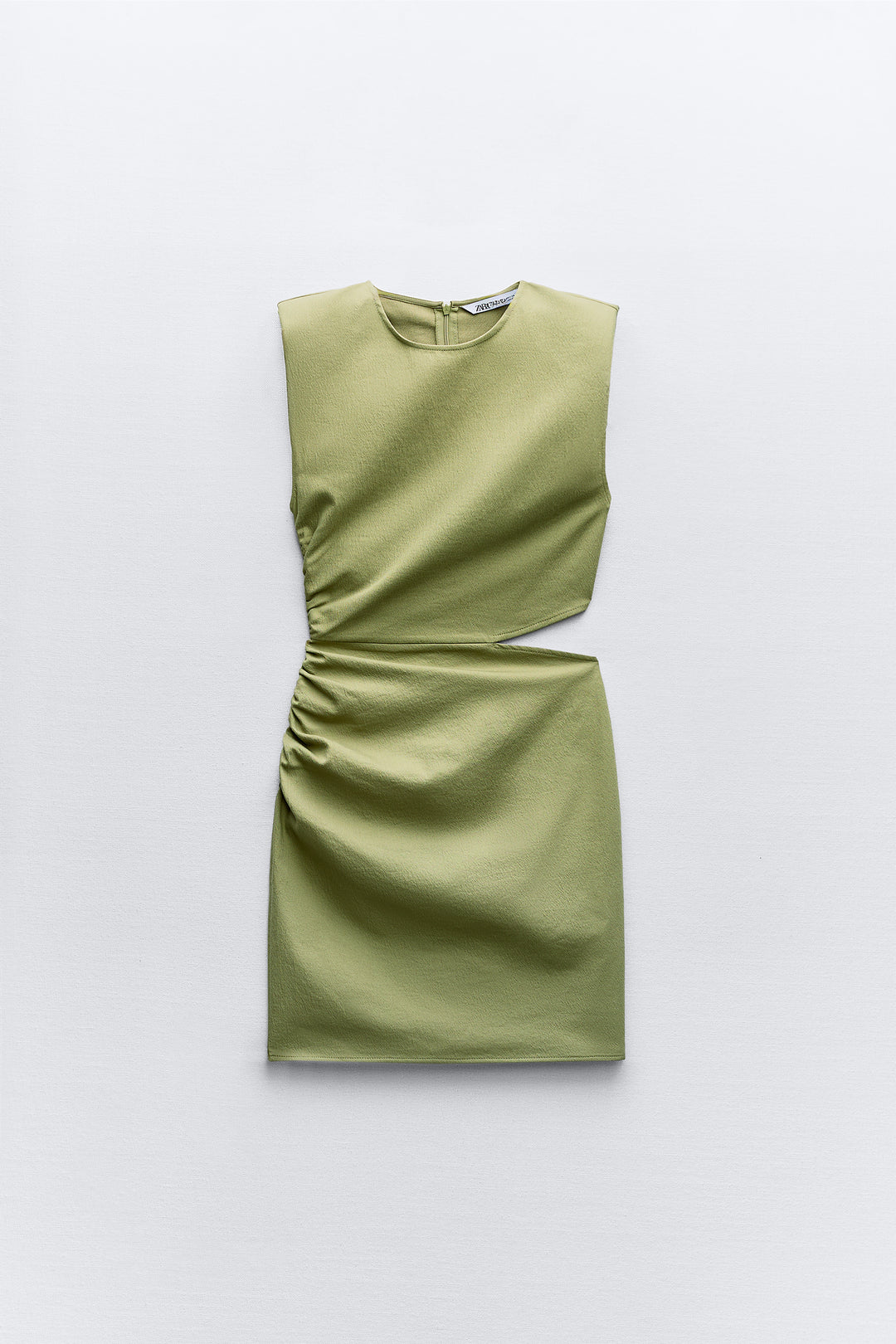 Robe mini drapée découpes