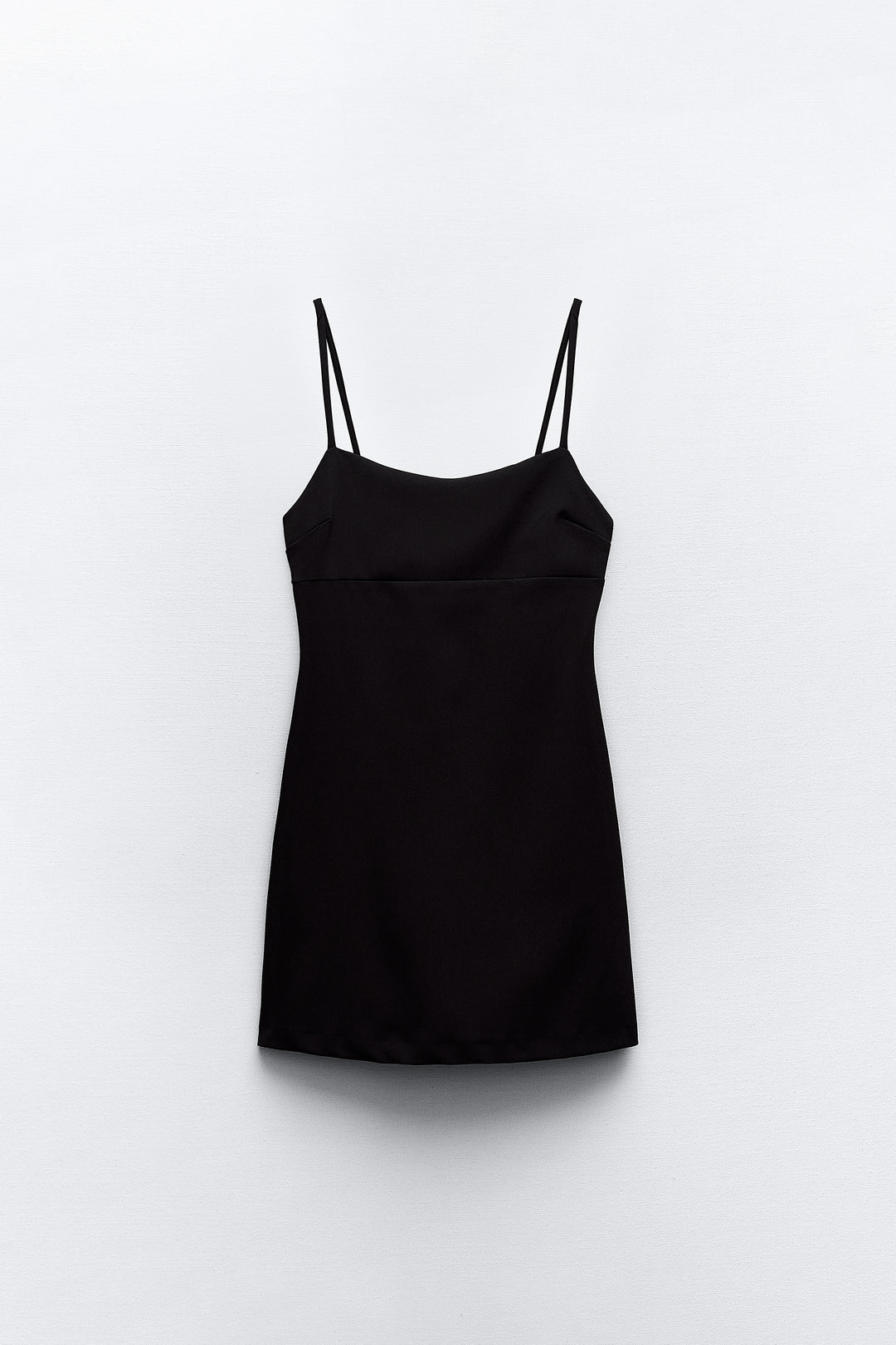 Robe mini crêpe évasée