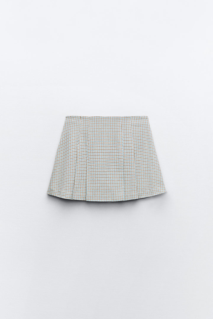 Bermuda carreaux plis (Ensemble)
