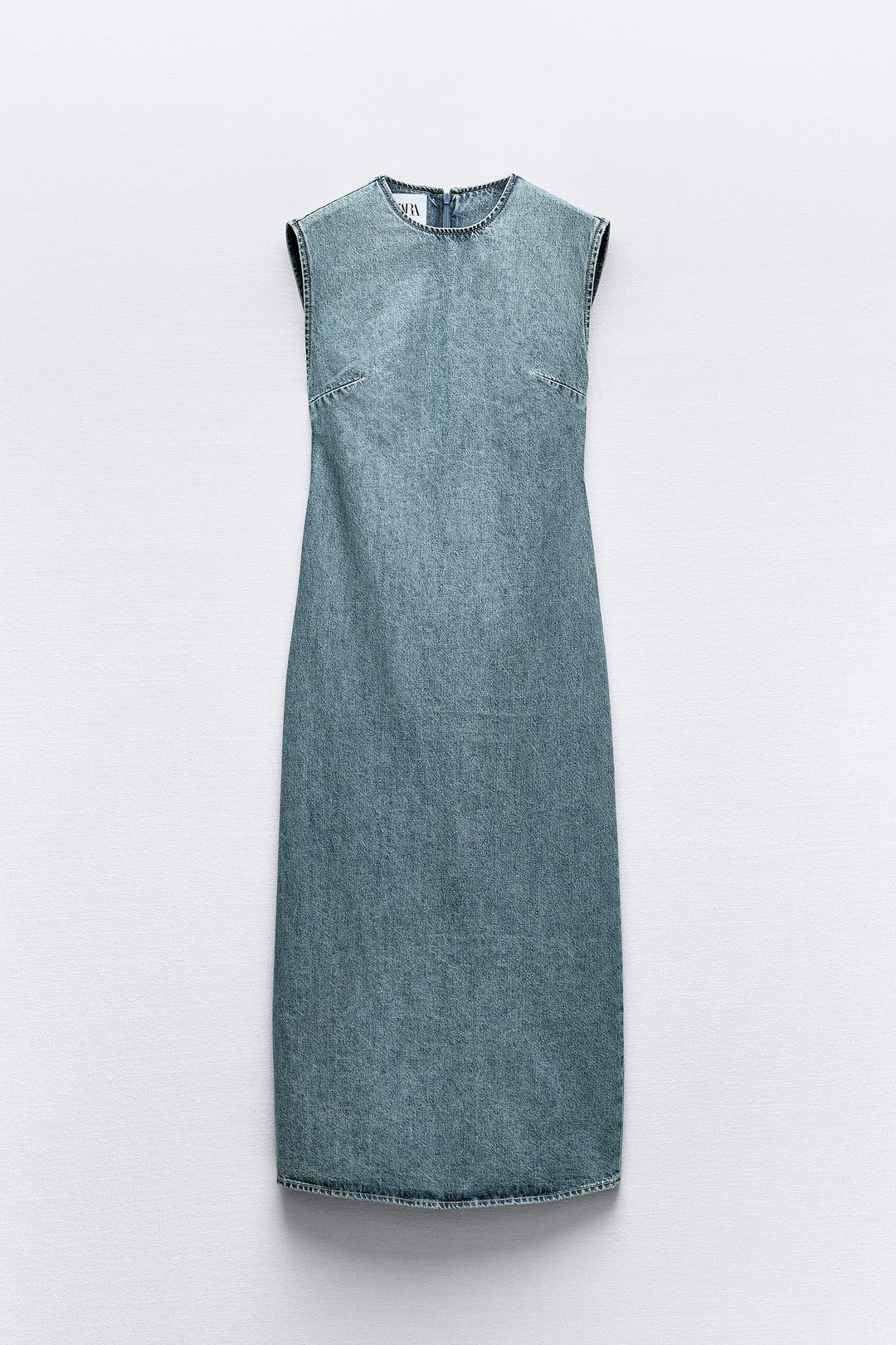 Robe midi fluide avec emmanchure sarrasin