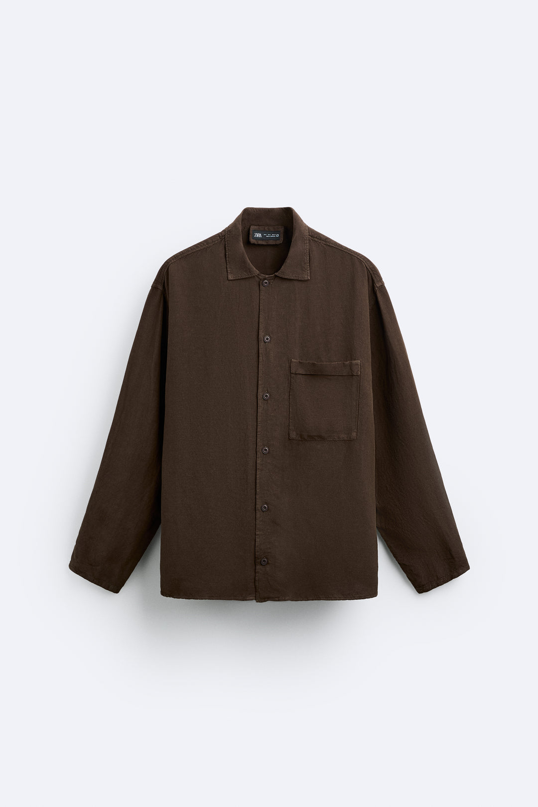 Chemise Manches Longues Ensemble Relaxed Chocolat