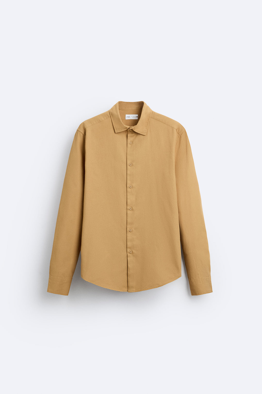 Chemise manches longues microcanvas flammé