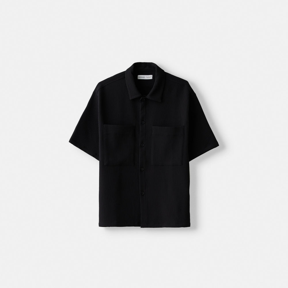 Moudda BERSHKA - Chemise manches courtes boxy plissée - Tunisie 2