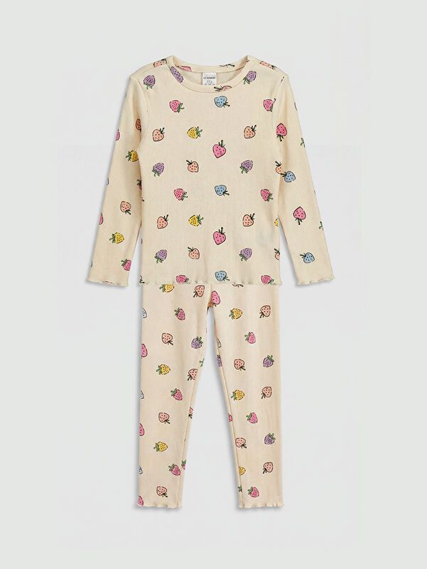 Moudda LC Waikiki - Pyjama manches longues en jersey mi-saison pour Fille - Tunisie 3