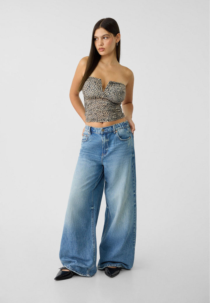 Moudda STRADIVARIUS - Bandeau Froncé Encolure V - Tunisie 3