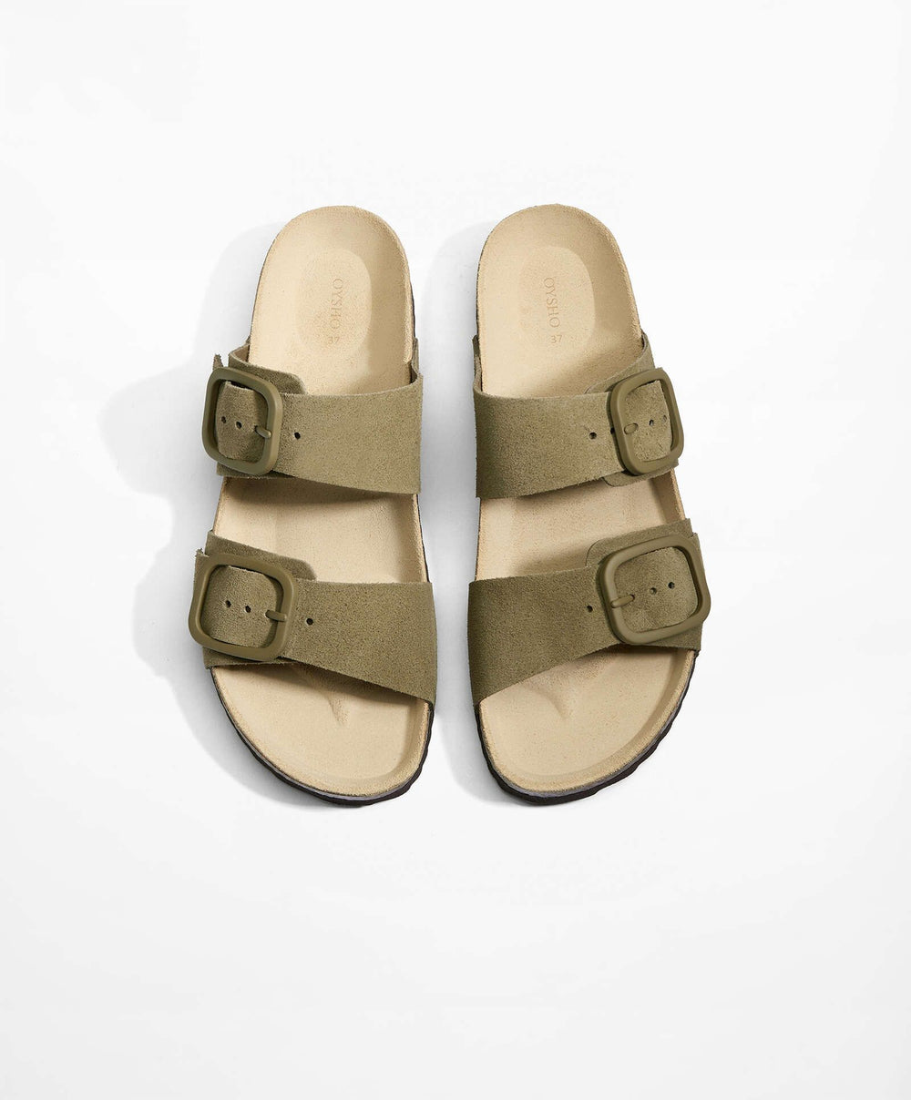 Moudda Oysho - Chaussures Bio en Daim avec Boucle Engommée Taille 35-36 - Tunisie 2