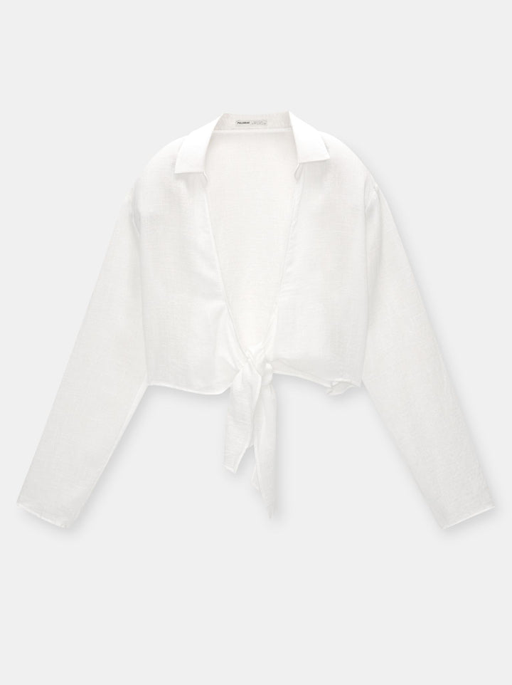 Moudda PULL & BEAR - Body Col Camisero Nœud - Tunisie 3