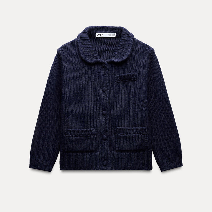 Moudda ZARA - Veste manches 3/4 bouton recouvert col polo - Tunisie 2