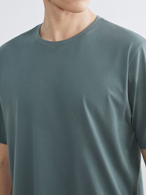 Moudda LC Waikiki - T-shirt basique col rond manches courtes en jersey pour Homme - Tunisie 3