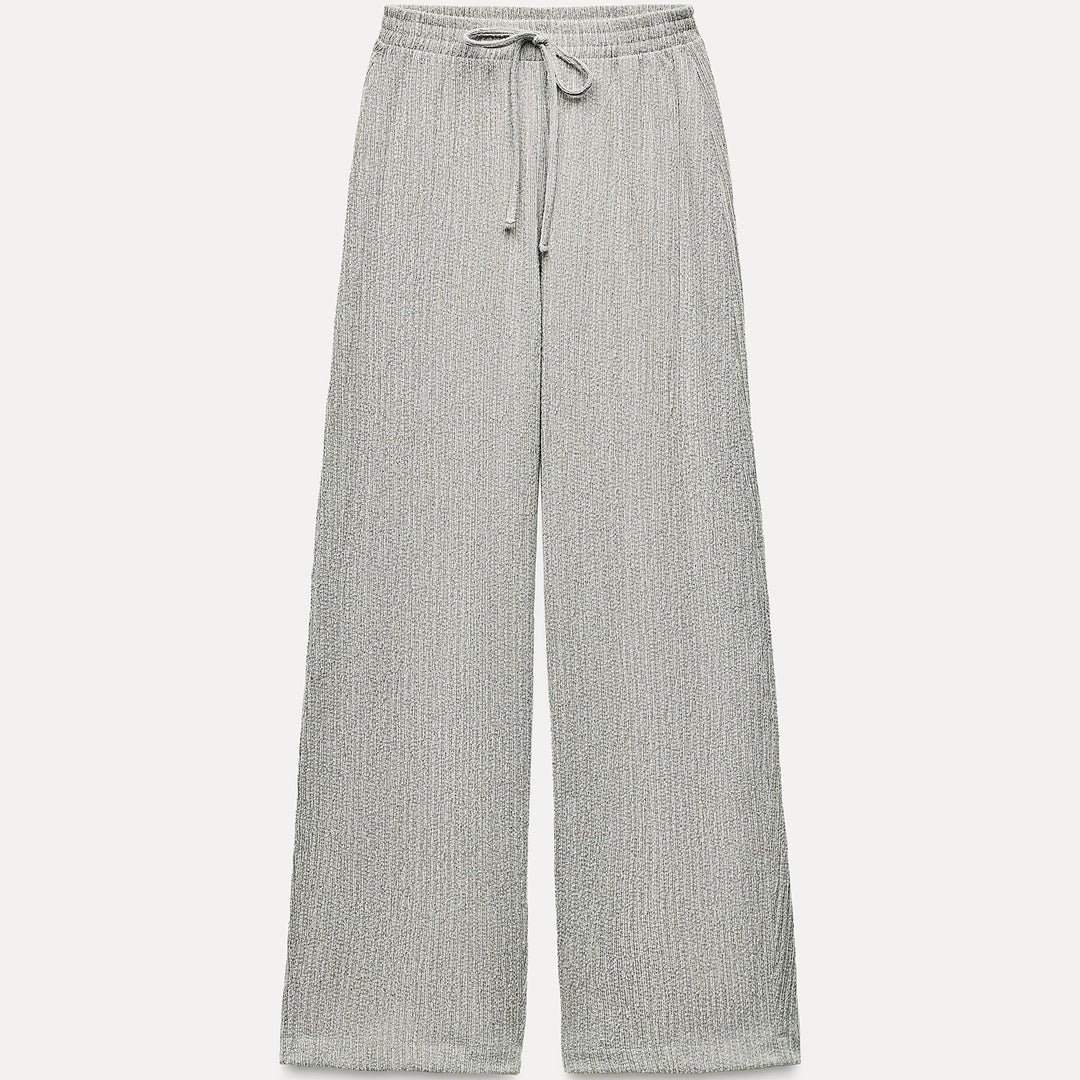 Moudda ZARA - Pantalon droit brossé, texture douce – ensemble - Tunisie 1