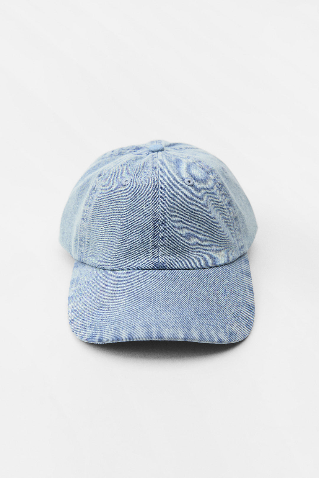 Casquette Denim Unie Lavage Clair