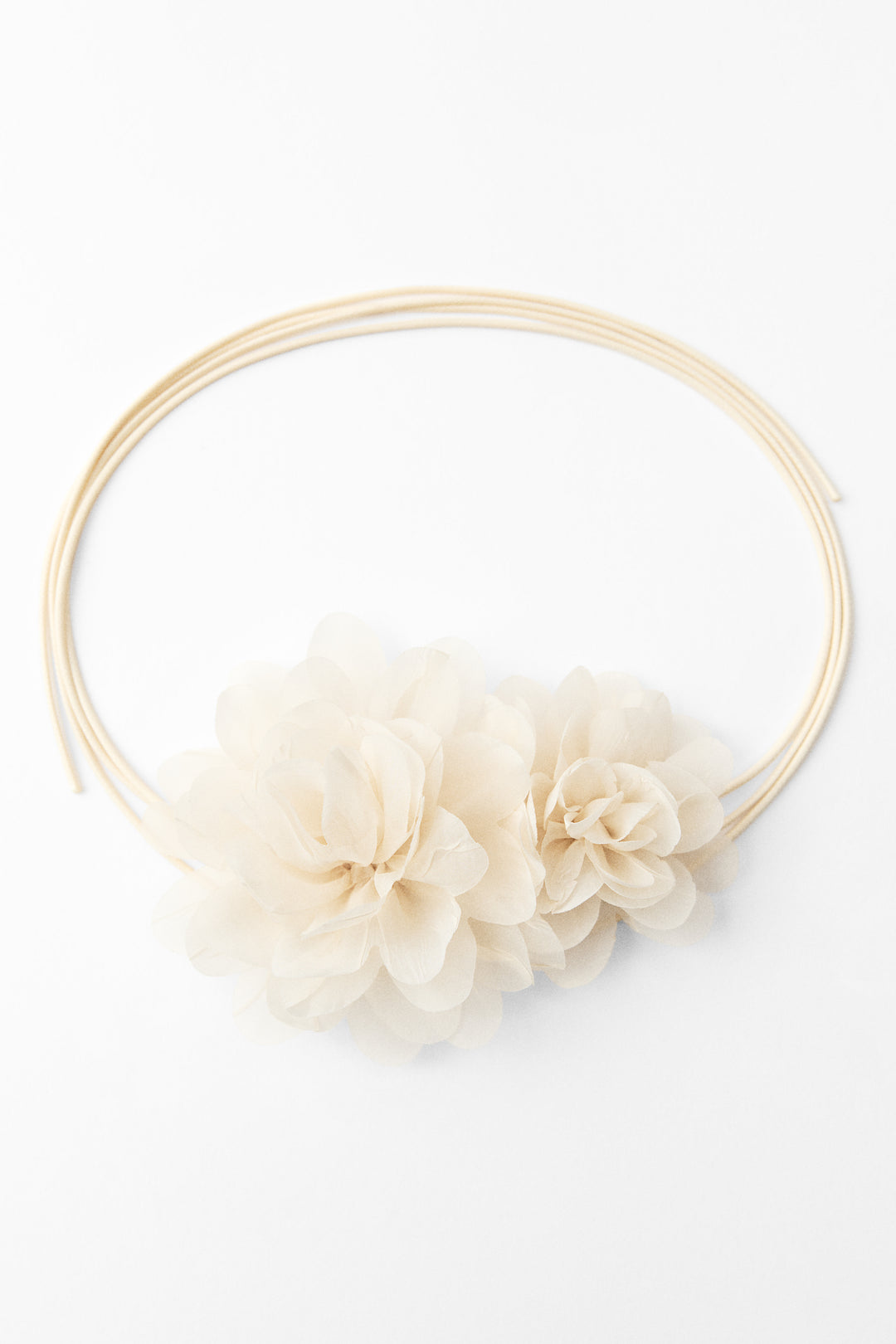 Fleur col cordon