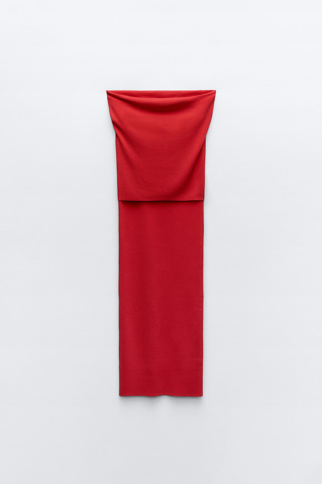 Robe Midi Épaules Dénudées Manches Courtes