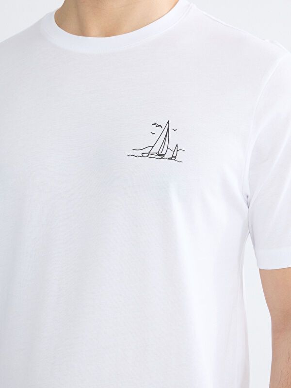 Moudda LC Waikiki - T-shirt imprimé manches courtes en jersey pour Homme - Tunisie 3