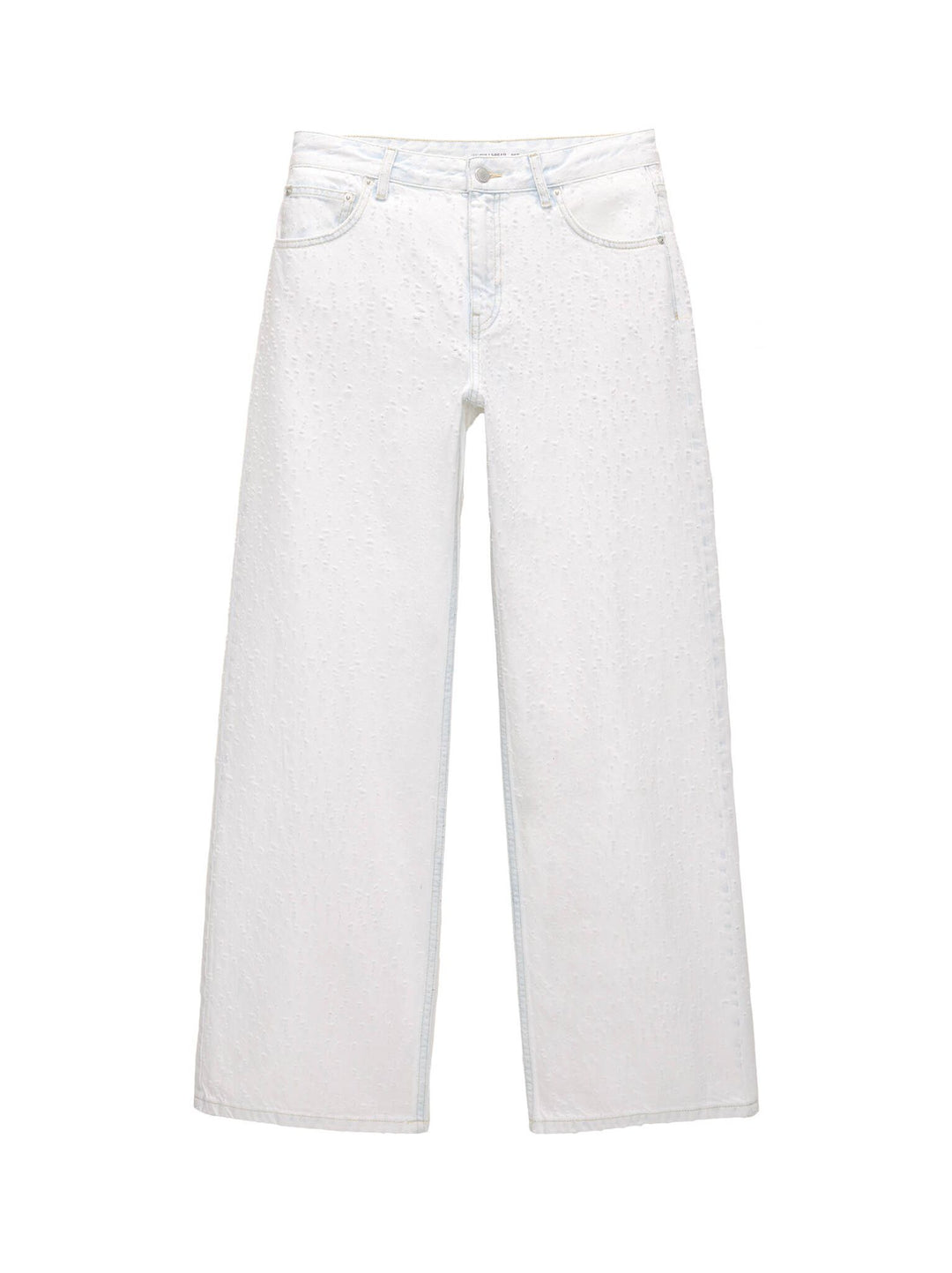 Moudda PULL & BEAR - Pantalon Denim Droit Taille Moyenne Mini Déchiré - Tunisie 6