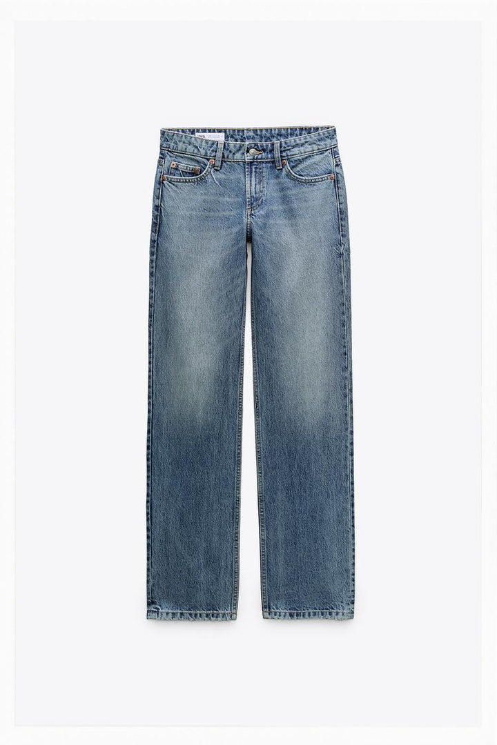 Pantalon droit taille basse