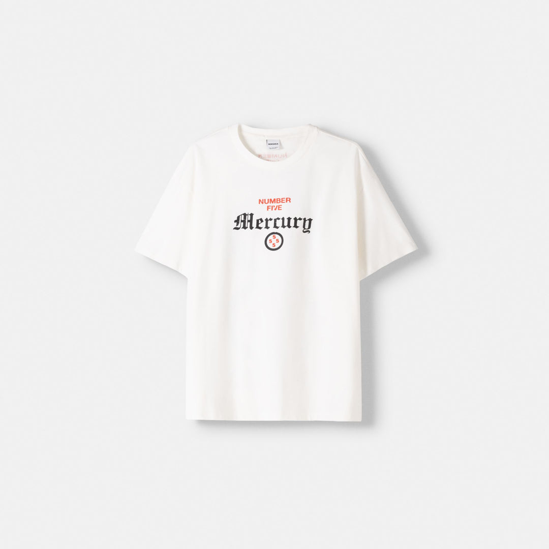 Moudda BERSHKA - T-shirt ample imprimé "Mercury Big Cities" - Tunisie 1