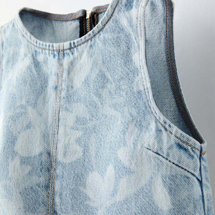 Moudda ZARA - Haut denim imprimé fleurs - Tunisie 3