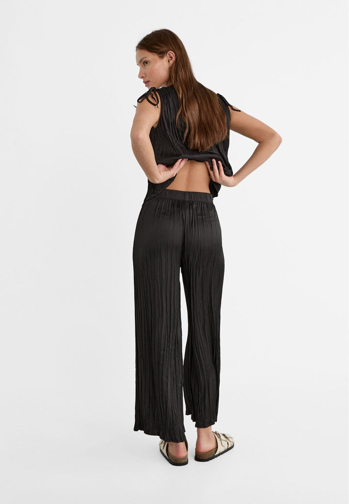 Moudda STRADIVARIUS - Pantalon Culotte en Satin - Tunisie 5