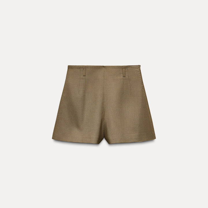 Moudda ZARA - Short taille haute carreaux - Tunisie 1