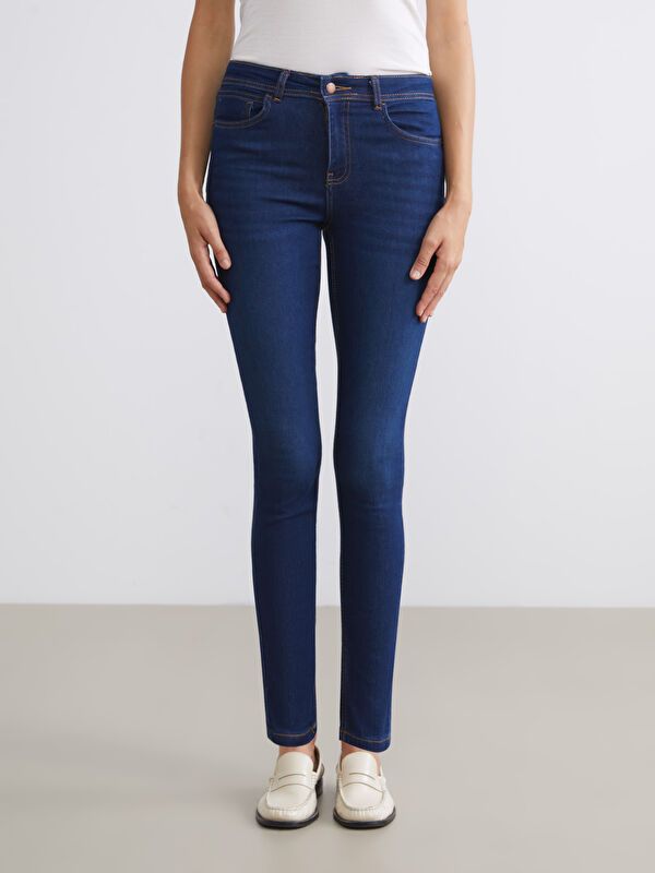 Moudda LC Waikiki - Pantalon jean tissé basique Femme Rodéo noir - Tunisie 2