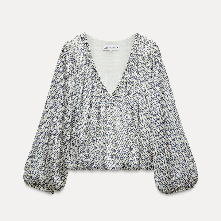 Moudda ZARA - Top Boule Bicolore Lurex - Tunisie 1