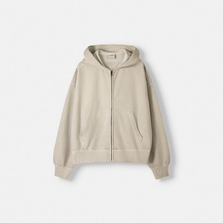 Moudda BERSHKA - Veste interlock boxy lavée courte - Tunisie 1