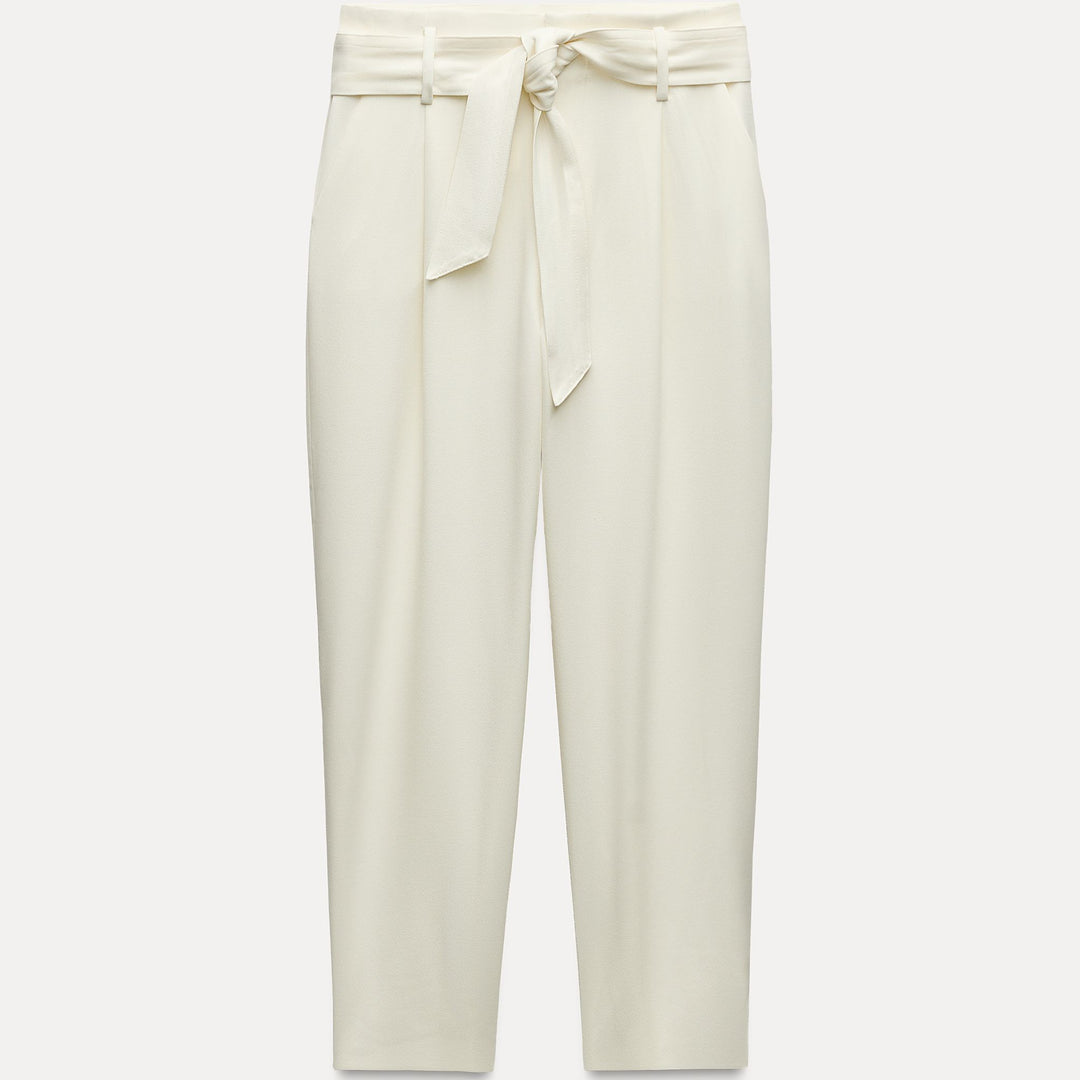 Moudda ZARA - Pantalon paperbag ceinturé - Tunisie 1