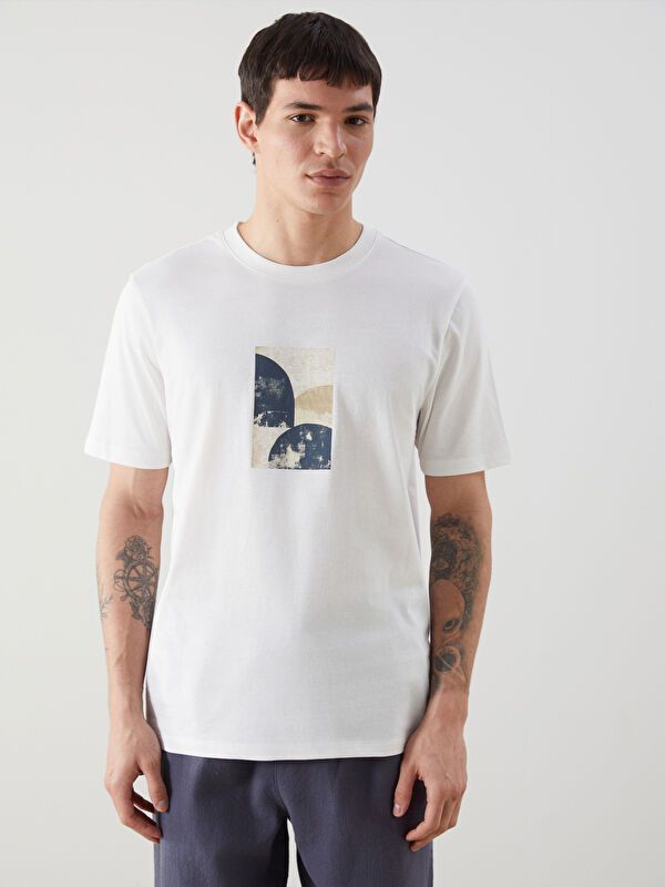 Moudda LC Waikiki - T-shirt imprimé manches courtes en jersey - Tunisie 1