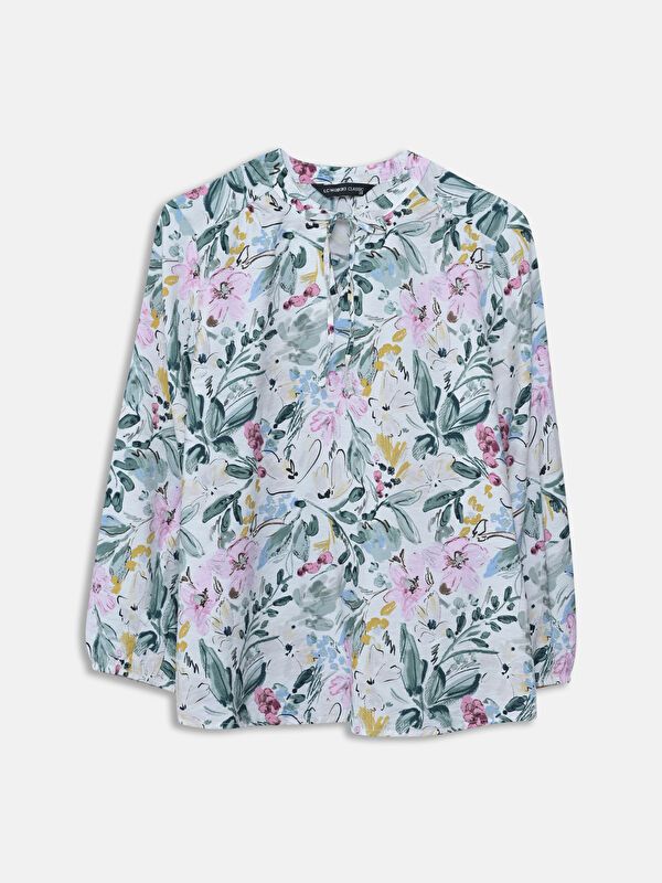 Moudda LC Waikiki - Chemise tissée imprimée cv à manches longues pour Femmes - Tunisie 3