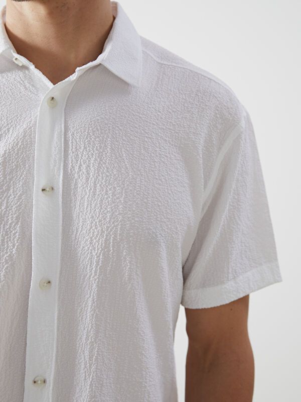 Moudda LC Waikiki - Chemise manches courtes en tissu pour Homme - Tunisie 3