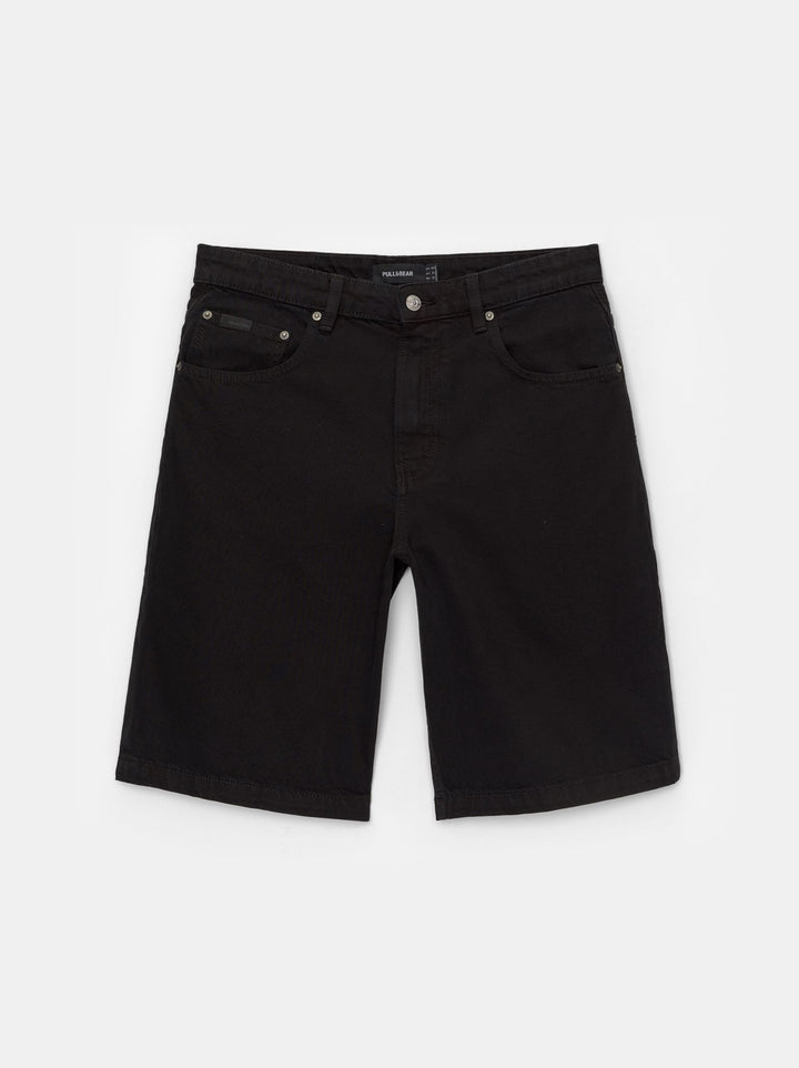 Moudda PULL & BEAR - Bermuda 5 Poches Baggy Lavé - Tunisie 5