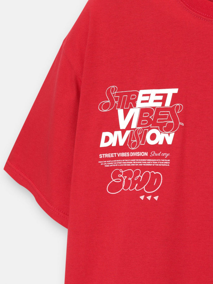 Moudda PULL & BEAR - T-Shirt STWD Imprimé Volume Street Vibes - Tunisie 3