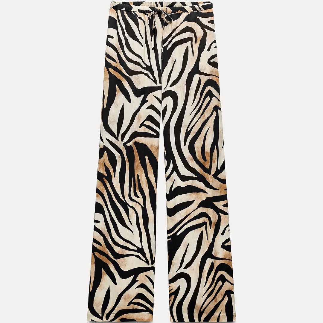 Moudda ZARA - Ensemble pantalon large imprimé animal - Tunisie 2