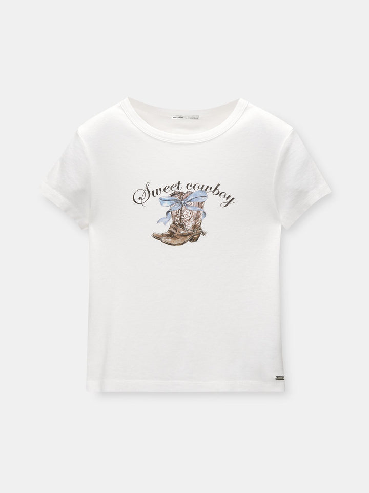 Moudda PULL & BEAR - T-Shirt Pacific Imprimé Rodeo - Tunisie 3