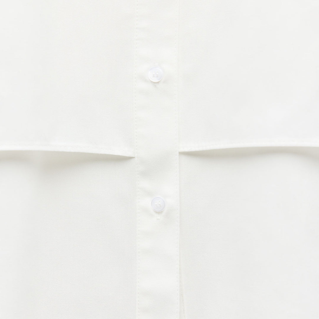 Moudda ZARA - Chemise popeline manches longues détail fleur - Tunisie 4