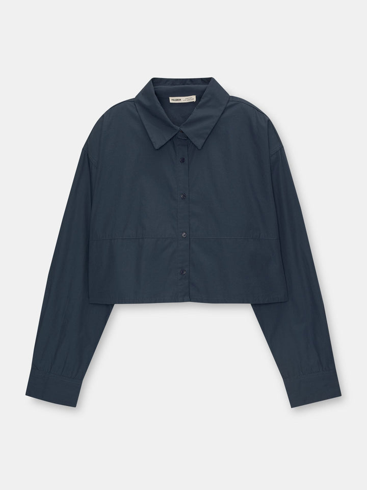 Moudda PULL & BEAR - Chemise Crop Coupe Popeline - Tunisie 2