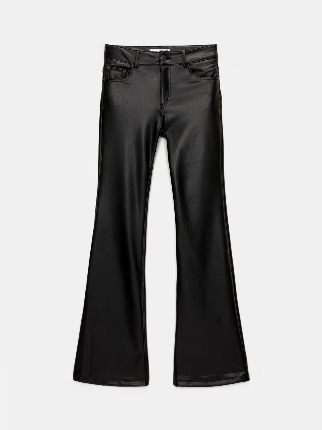 Moudda PULL & BEAR - Pantalon Taille Haute Flare PU - Tunisie 3