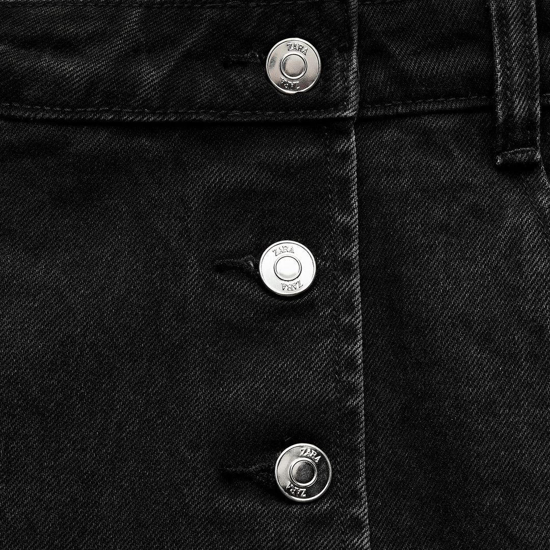 Moudda ZARA - Short-jupe en jean triple bouton - Tunisie 4