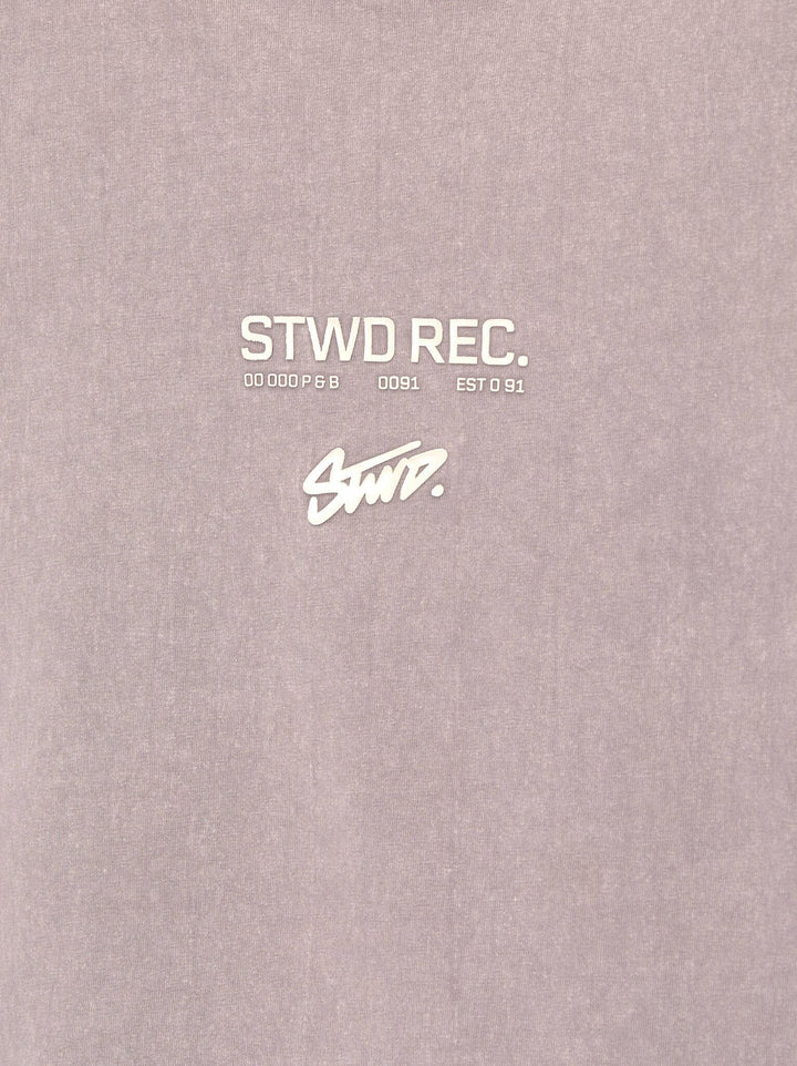 Moudda PULL & BEAR - T-Shirt Demi-Manches STWD World Records Lavé Haute Densité - Tunisie 3