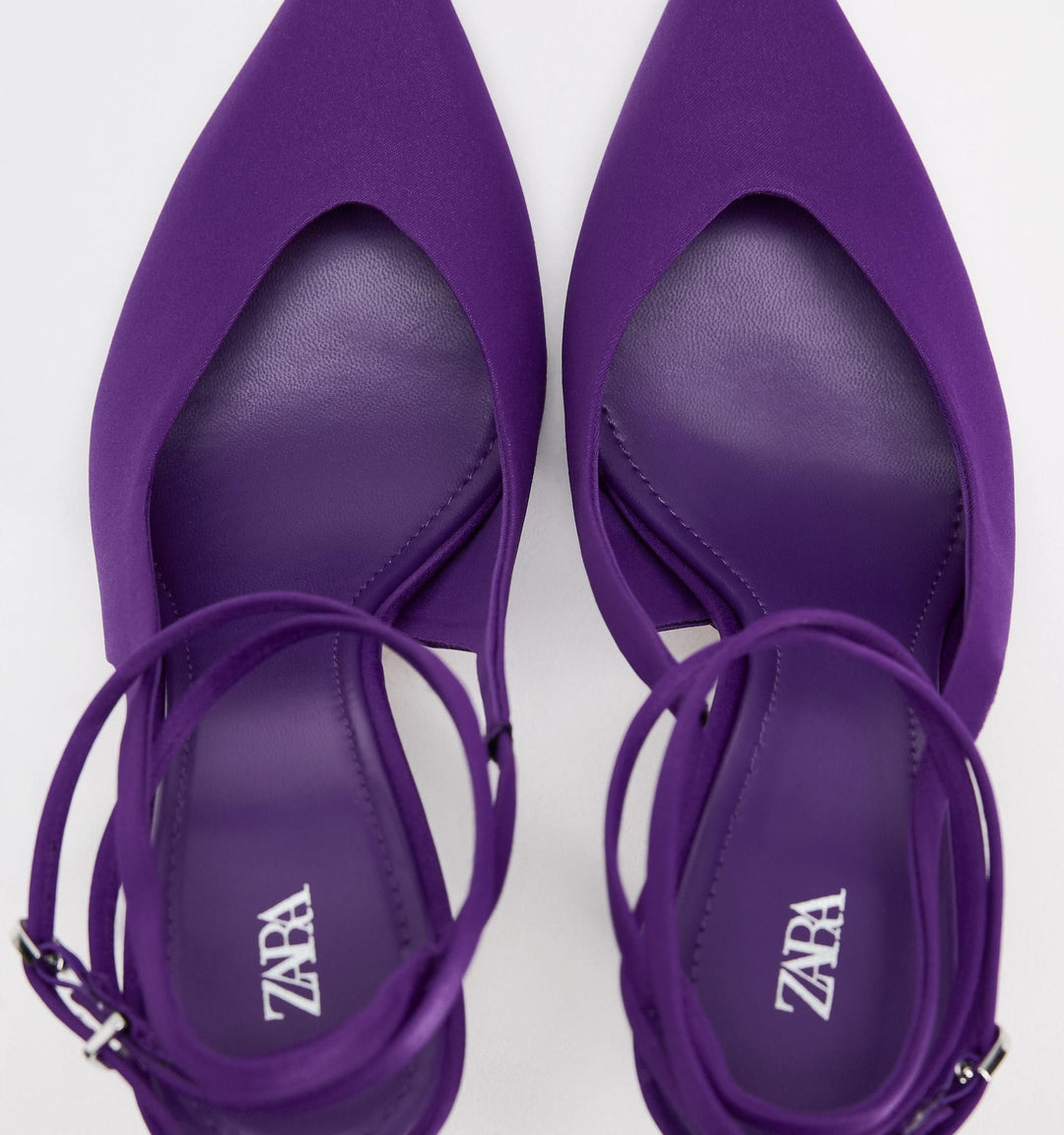 Moudda ZARA - Mocassins talon bracelet satin - Tunisie 3