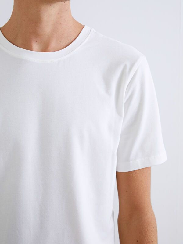 Moudda LC Waikiki - T-shirt basique manches courtes en jersey - Tunisie 3