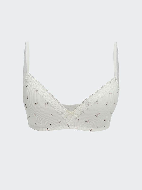 Moudda LC Waikiki - Soutien-gorge Femme Imprimé écru - Tunisie 1