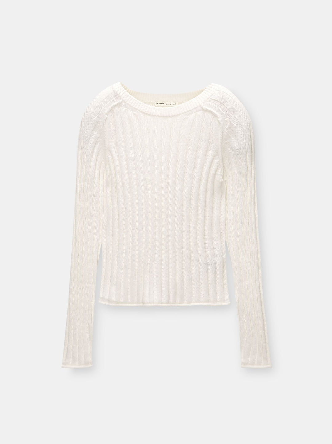 Moudda PULL & BEAR - Pull Coton Col Carré Côtelé - Tunisie 1