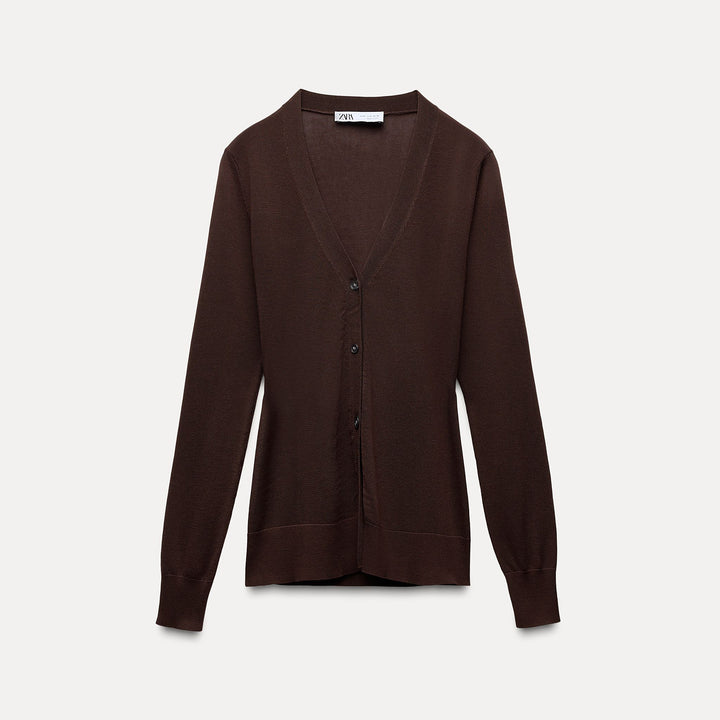 Moudda ZARA - Veste col en V en Tencel/lyocell/coton/soie – ensemble - Tunisie 2